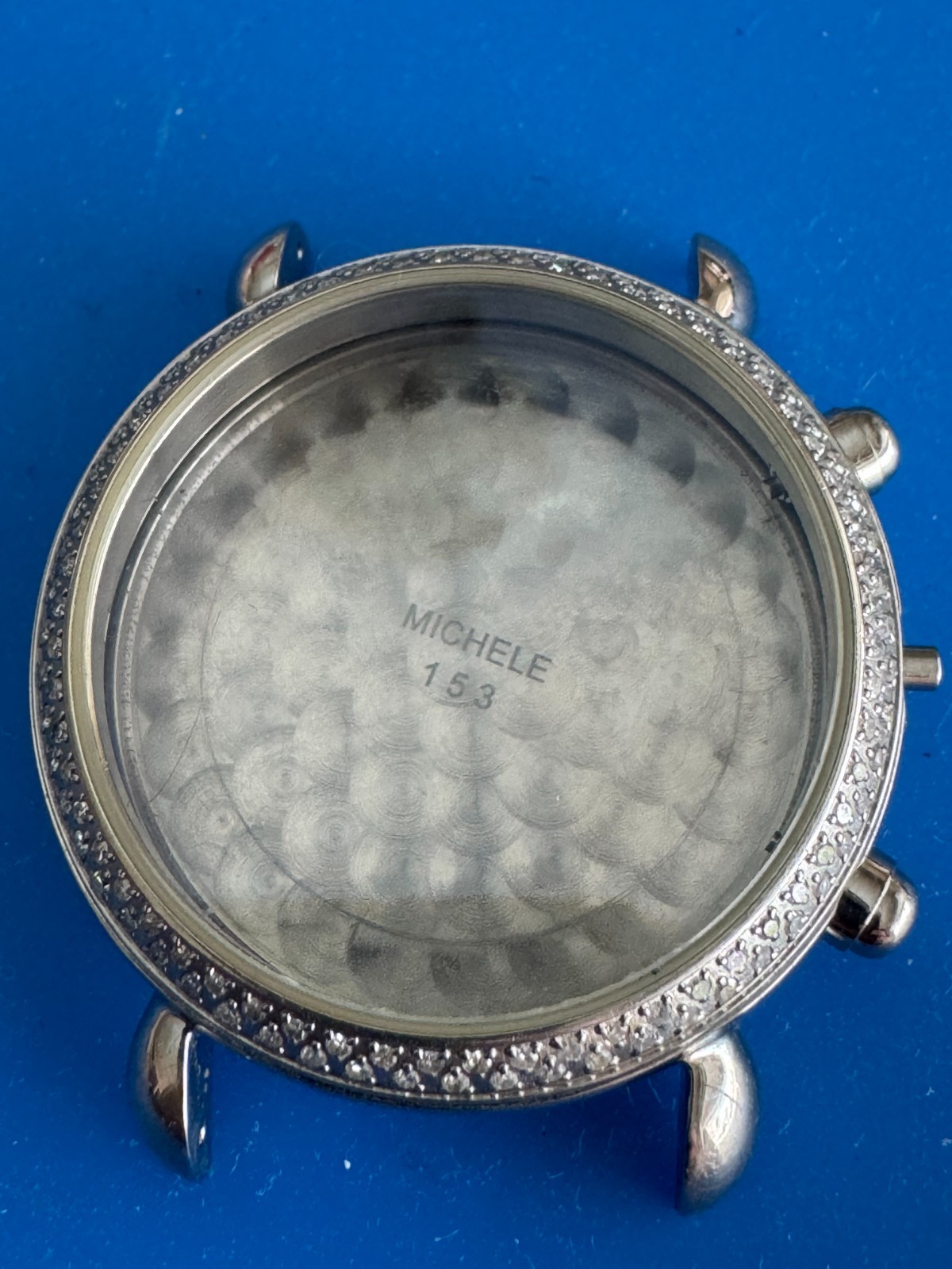 39MM MICHELE CSX S.S. WRISTWATCH CASE MW03D01A1025 1.20CT DIAMOND BEZEL