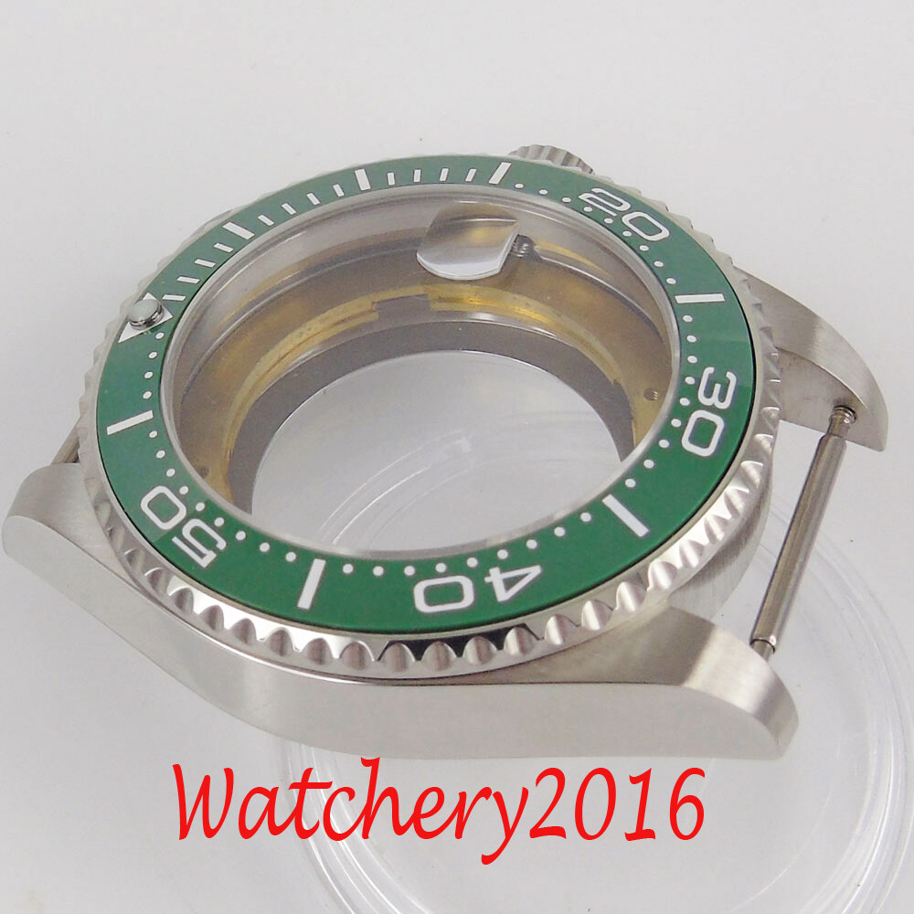 Watch Case 43mm Fit NH35 NH36 Miyota8215 DG2813 ETA2824 PT5000 Sapphire Crystal
