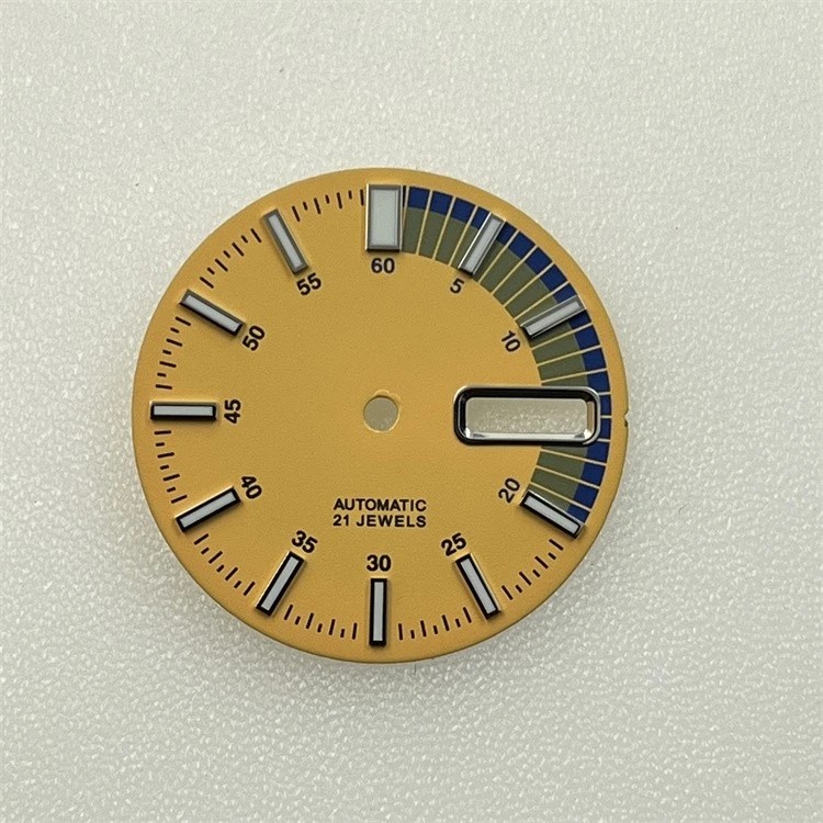 New 28.5mm Green Luminous Watch Dial Plate For NH35 NH36 Diving watch Movement