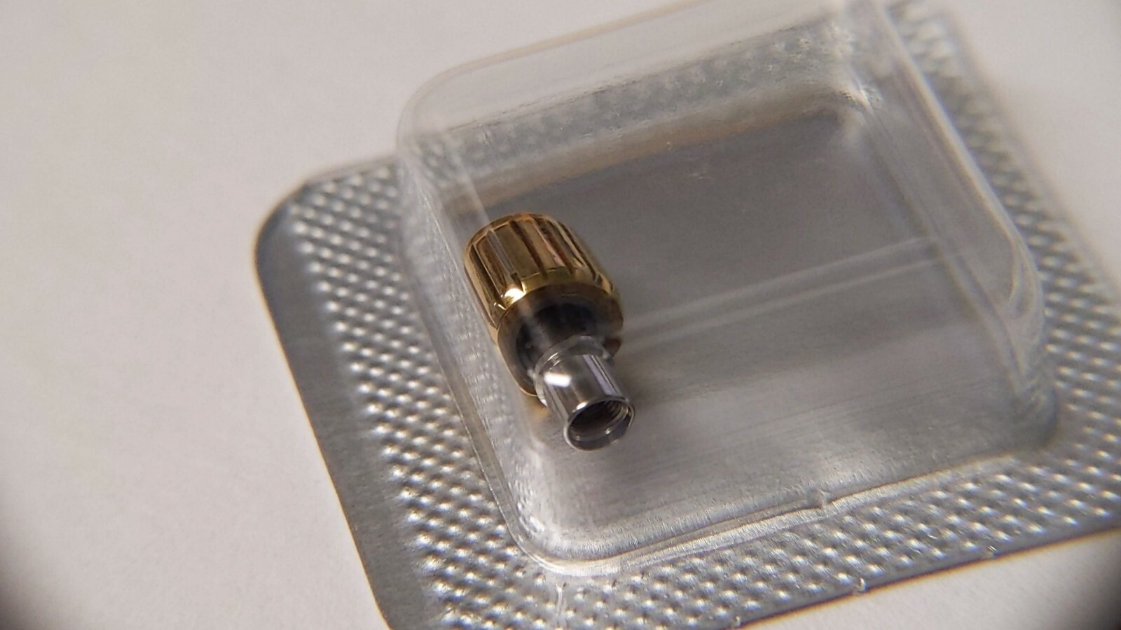 Tag Heuer CROWN and TUBE 5.5×4.5mm M0.9, Tag-16 (Yellow) New/Sealed
