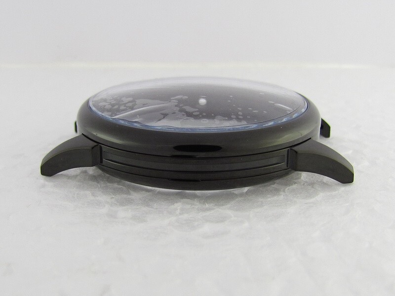 Black Steel Case NEW!! for Movement Zenith Alpina Patek Philippe Rolex Omega IWC