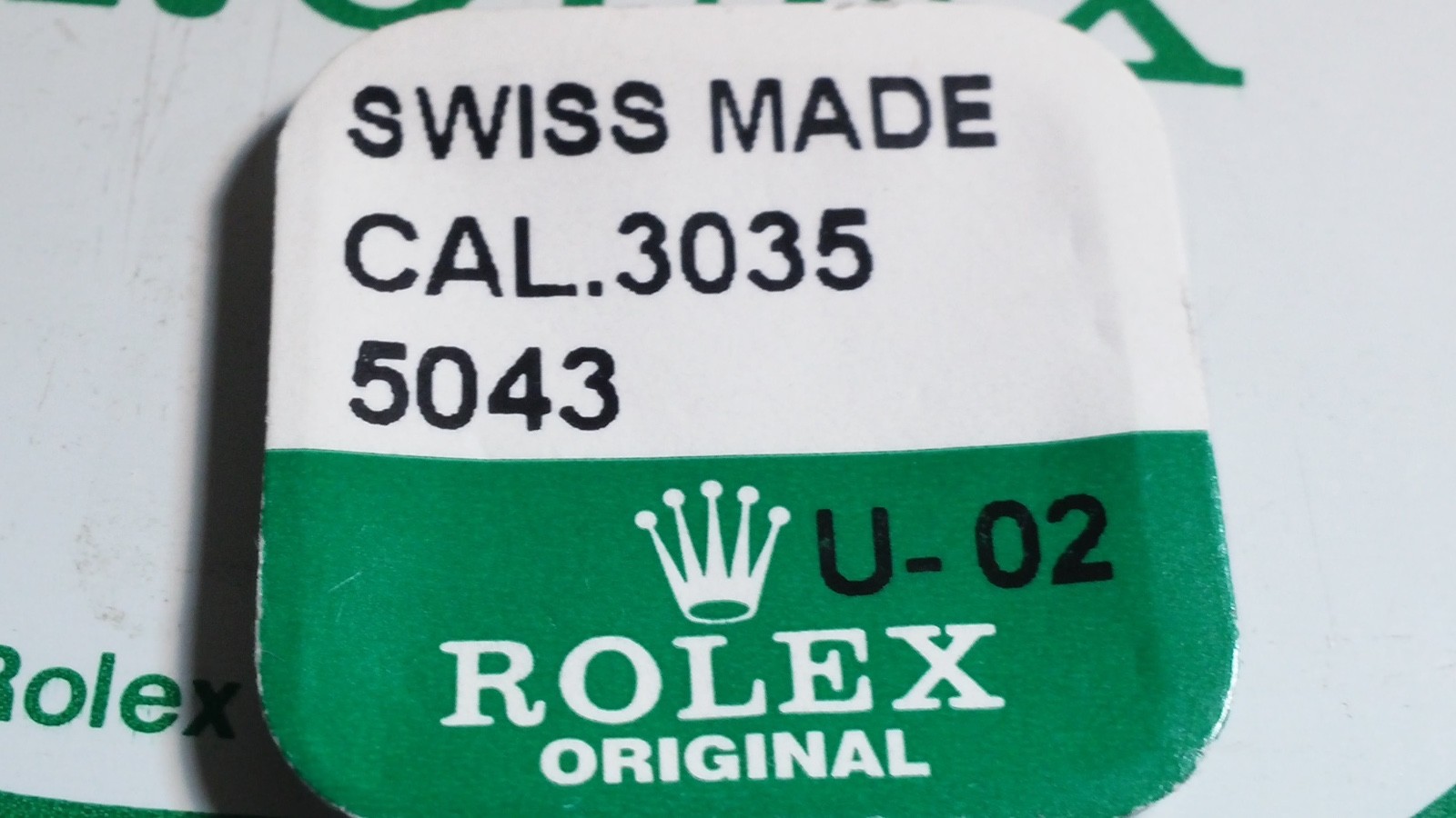 GENUINE Rolex 3035 5043 cal 3030 part 5043 Minute Wheel NEW