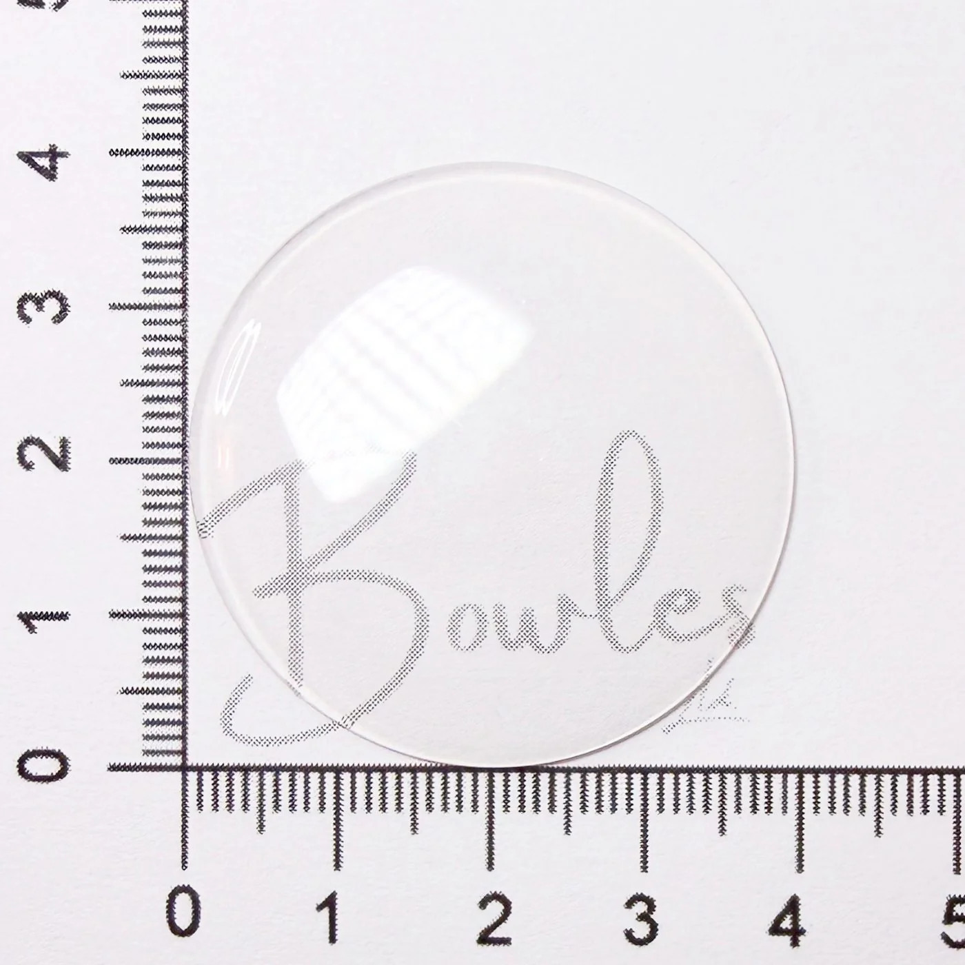 Antique New Old Stock — 39.3 mm Round Medium Dome Mineral Glass Watch Crystal