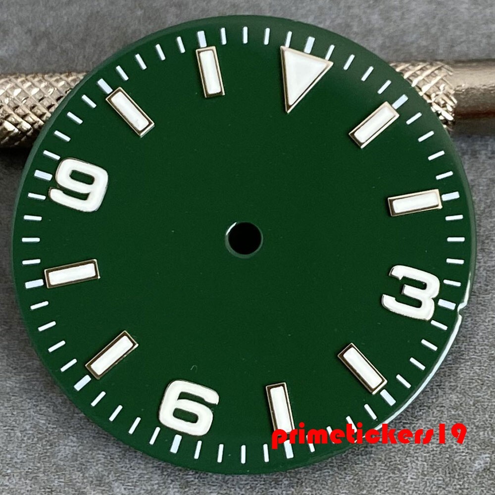 29mm Watch Dial+Hands Set Luminous Fit NH35 Miyota82 ETA2824 PT5000 Multicolored
