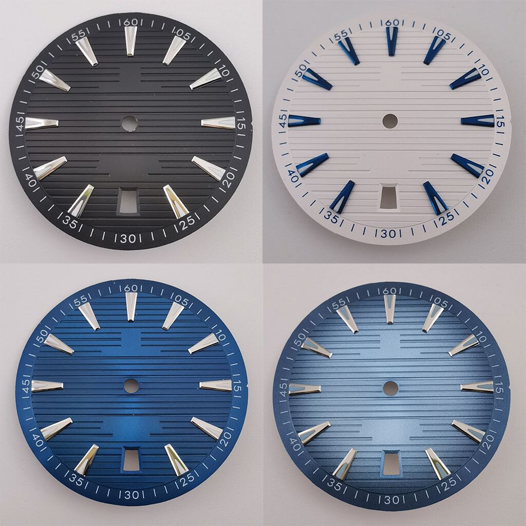 33.5mm green luminous sterile Watch Dial Fit NH35 Automatic Movement