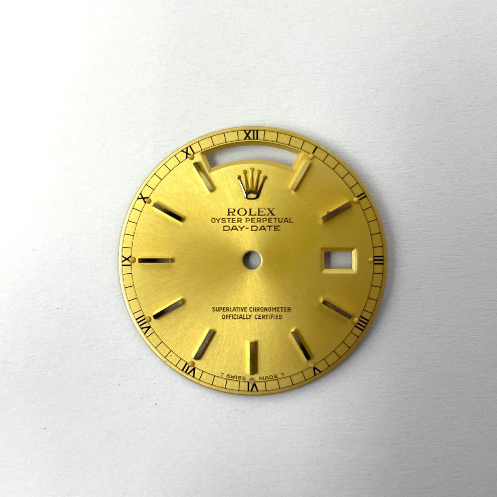 Rolex Day-Date 36 Champagne Index Dial w/ Patinated Hour Markers (18038, 18238)