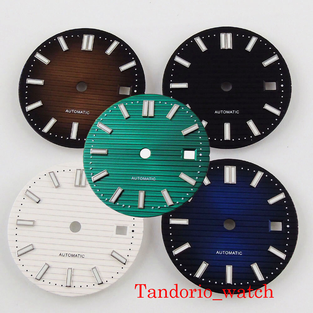 39mm Square Stainless Steel Watch Case Sapphire Glass For MIYOTA 8215 821A ETA
