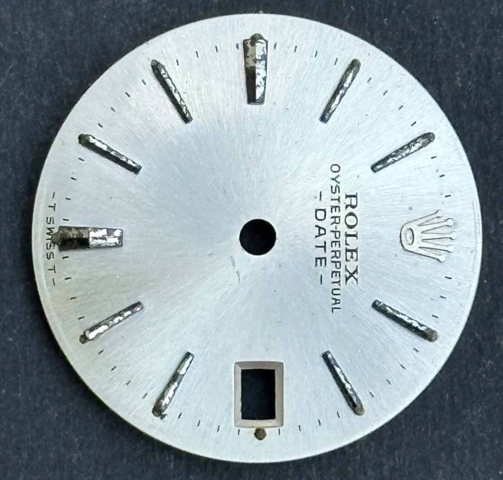 Vintage Rolex Oyster Perpertual Date Watch Dial For 26mm Case 6517 6519 6917