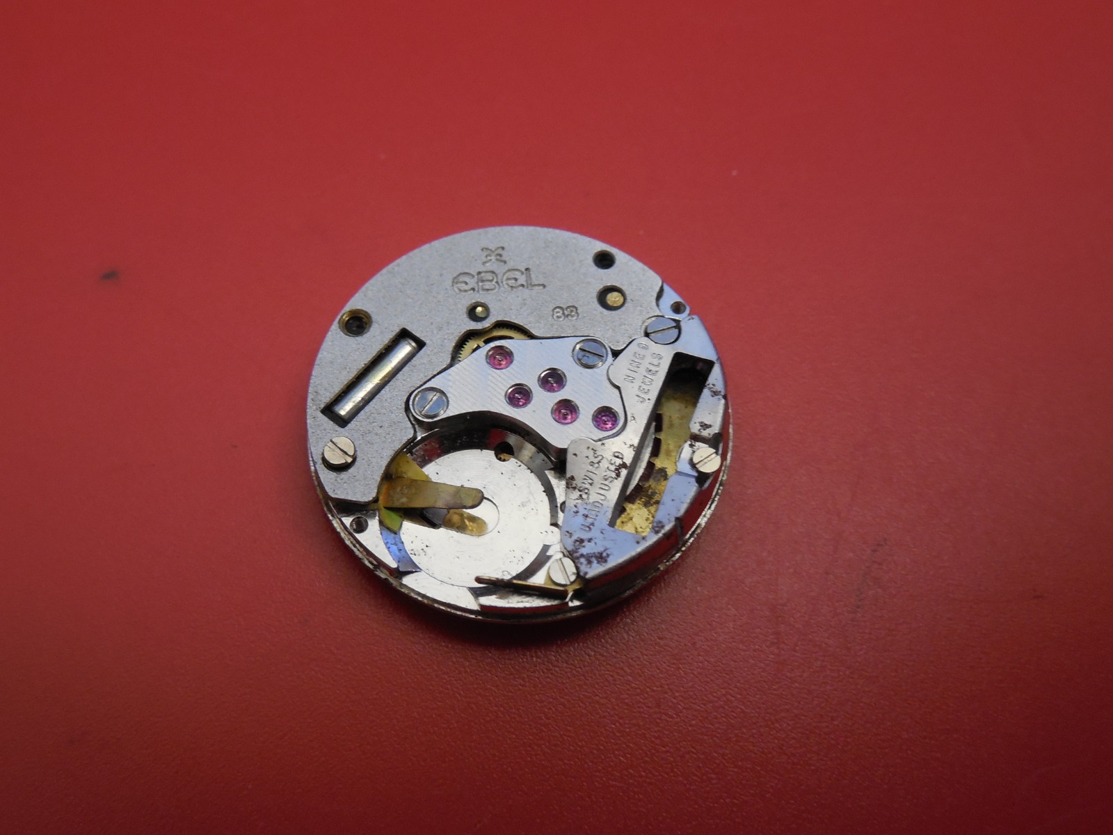 NON WORKING EBEL 83 NINE JEWEL QUARTZ MOVEMENT 1911 DISCOVERY NOT WORKING