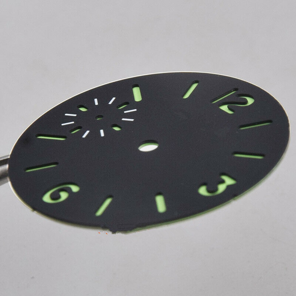 1.36″ Watch Dial Face Green Luminous w/ Hands For ETA6497 ST3600 Movement