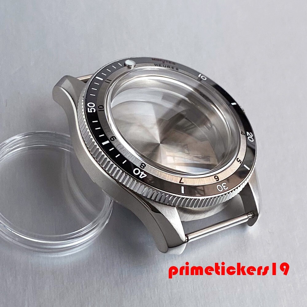 Domed Sapphire Dive 40mm Men’s Watch Case+Band+Inner Ring 20BAR Fit NH35 PT5000