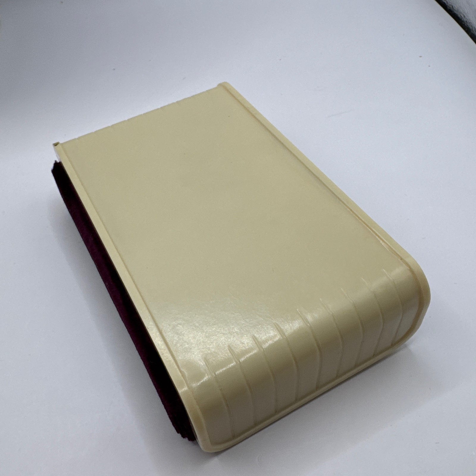 Vintage Burgundy and Celluloid Bulova Ladies Watch Case