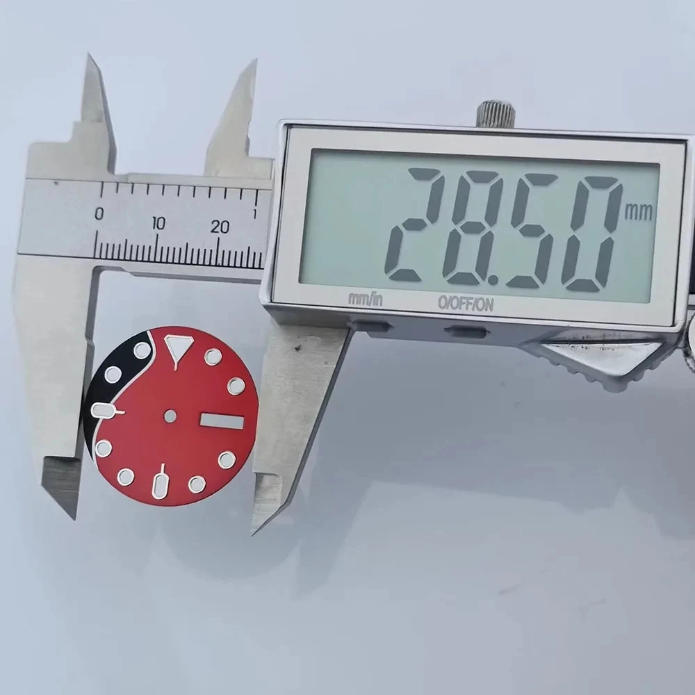 28.5mm Luminous Dial Single Double Date Customizable For NH35 NH36 movement DIY