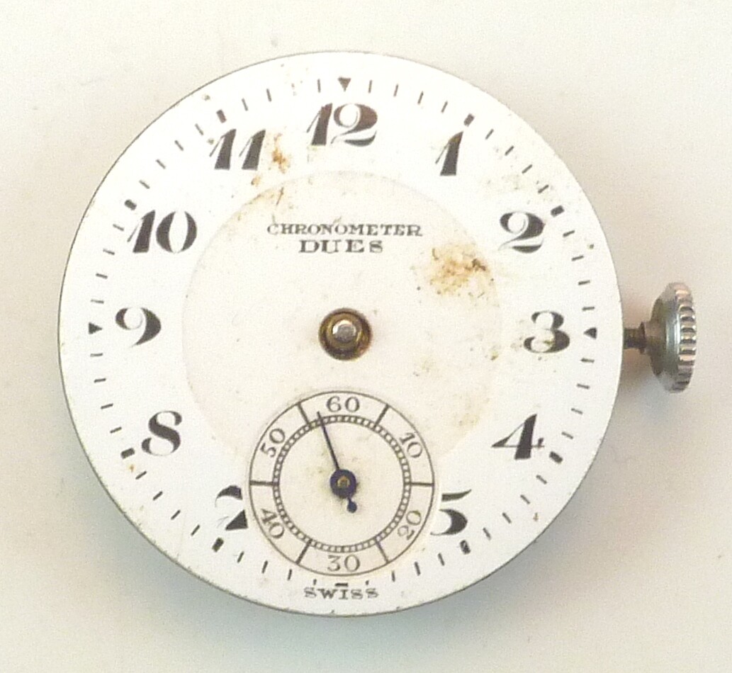 Vintage Unbranded Swiss Mechanical Wristwatch Movement – Parts / Repair