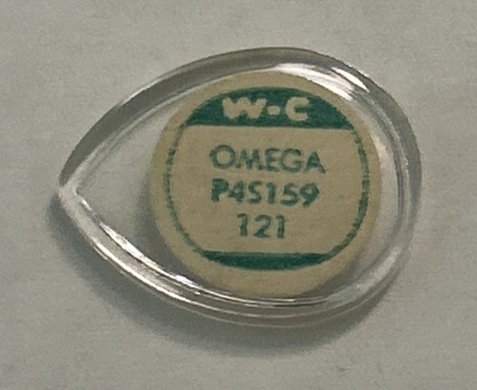 Vintage W-C Watchcraft 121 OMEGA P4S159 Flat Top Watch Crystal NOS