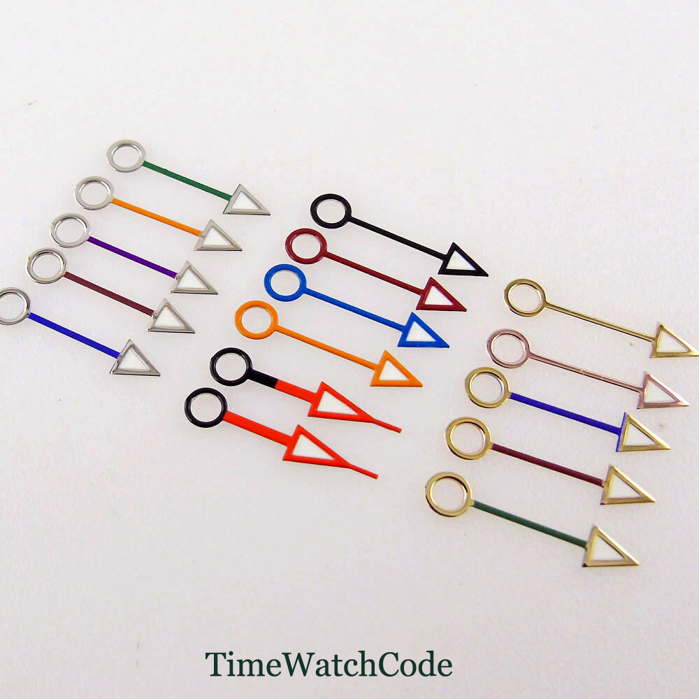GMT Watch Hands Fit for NH34 ETA2836 DG Mingzhu 3804 Movement 2.0mm/2.2mm Hole