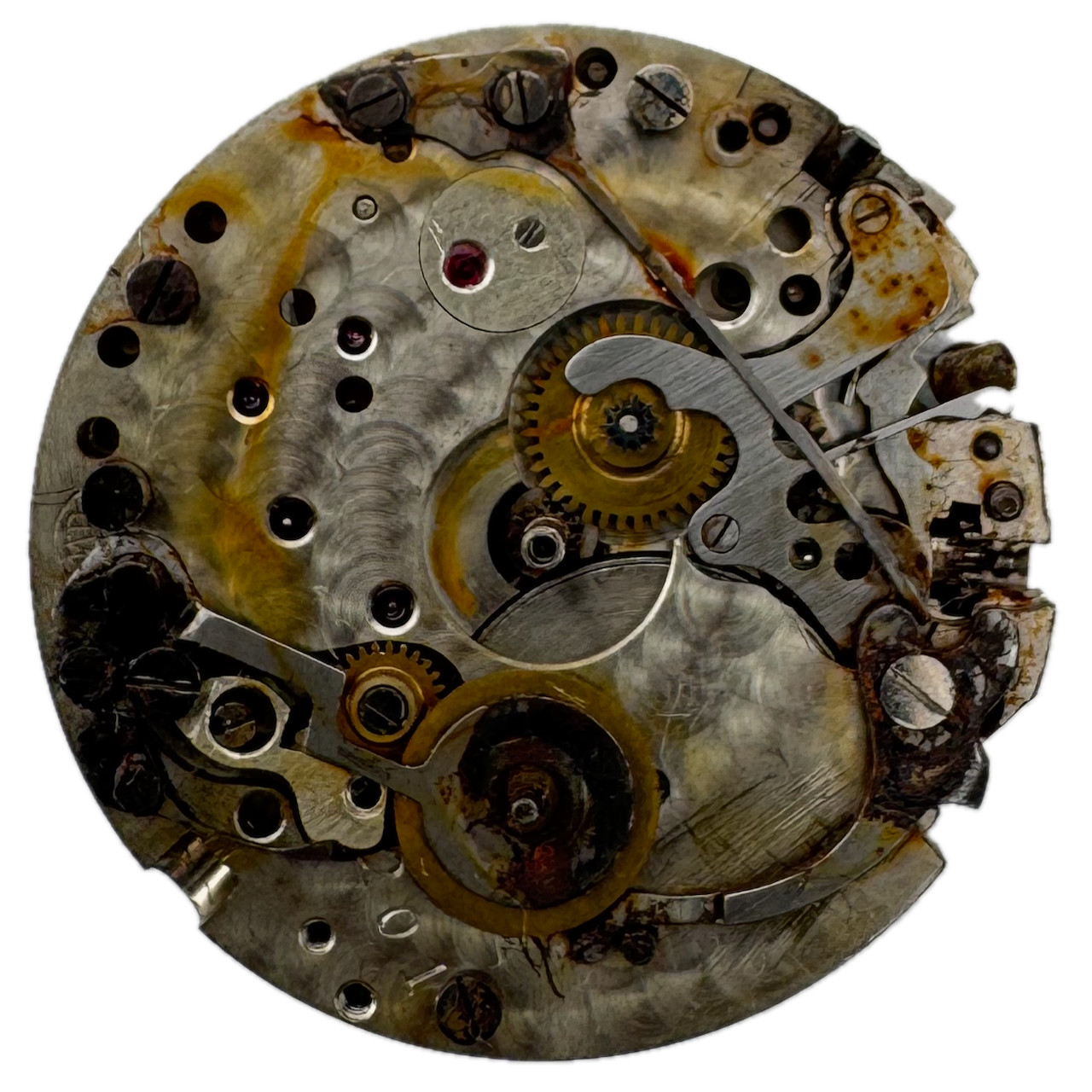 Vintage 28mm Girard Perregaux 17 jewels Wristwatch Movement Universal Geneve 281