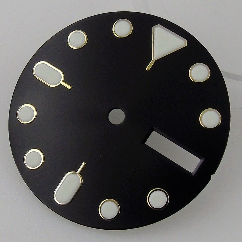 28.5mm Watch Dial Face Fit NH36/NH36A Automatic Movement 3/4 o’clock Luminous