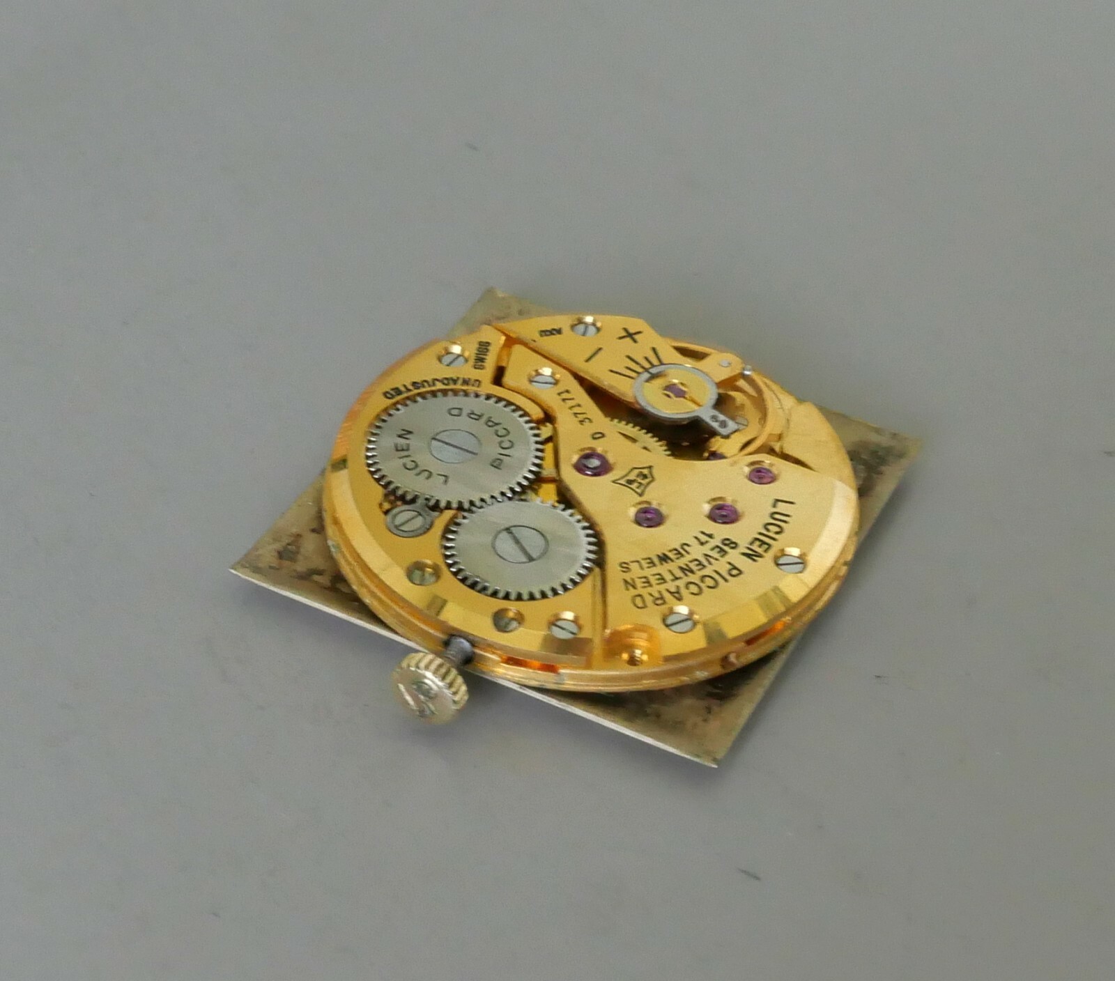 Lucien Picard R.530 watch movement 17 Jewels Manual Wind WORKING