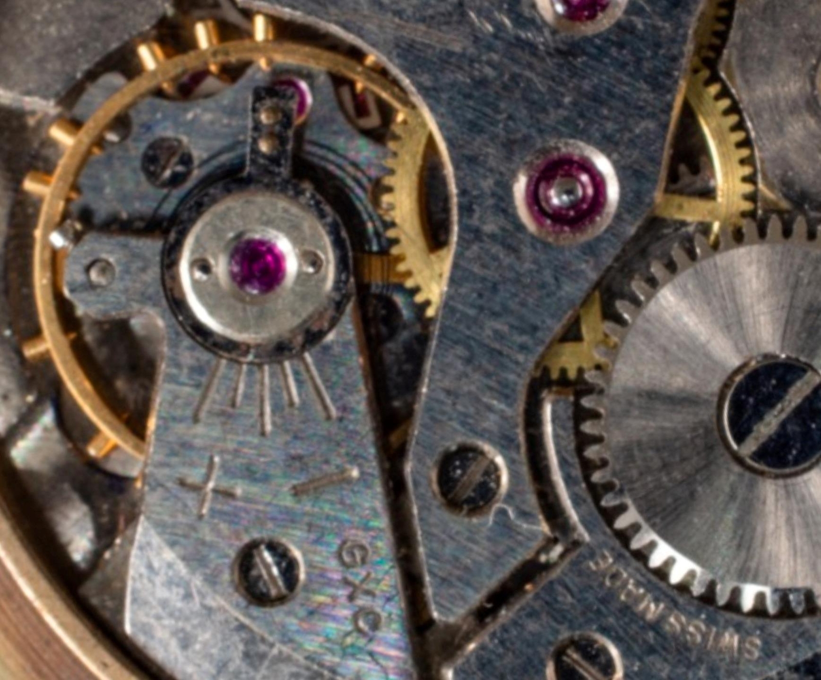 GRUEN 17 Jewels Precision Movement Silver Dial with Black Markers