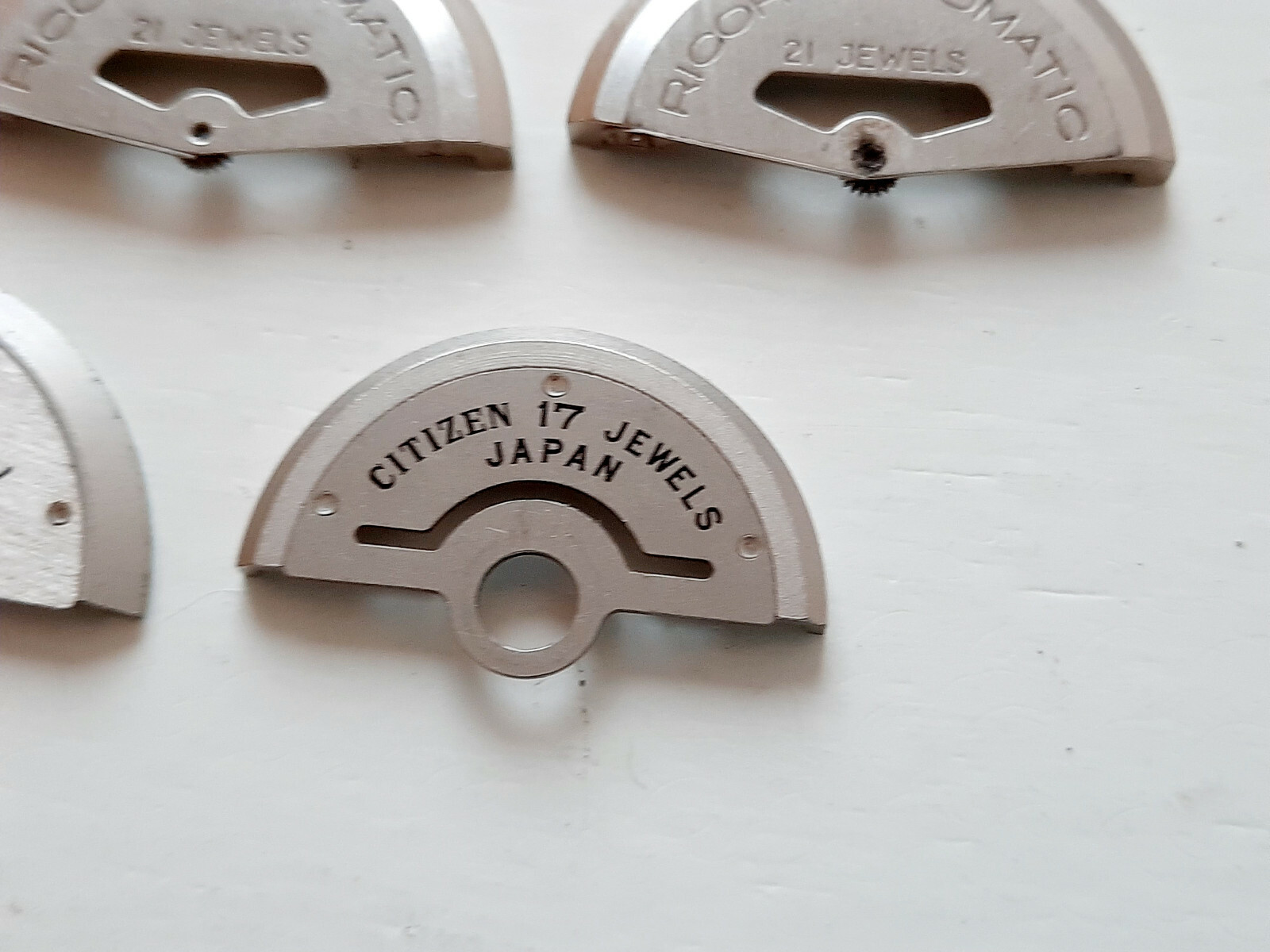 Lot of 5 Citizen & Ricoh Japan Oscillating Weights / Rotors 1960′, 1970′, 1980′
