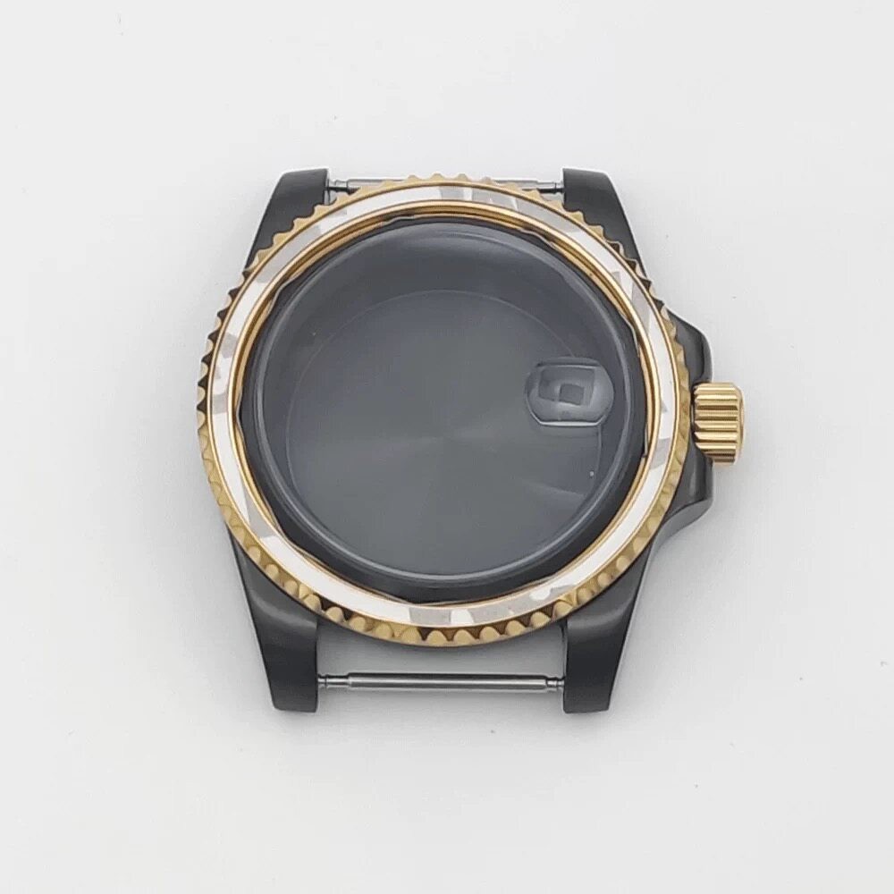 40mm Stainless Watch Case Sapphire No Bezel for NH35 NH36 Movement 28.5mm Dial