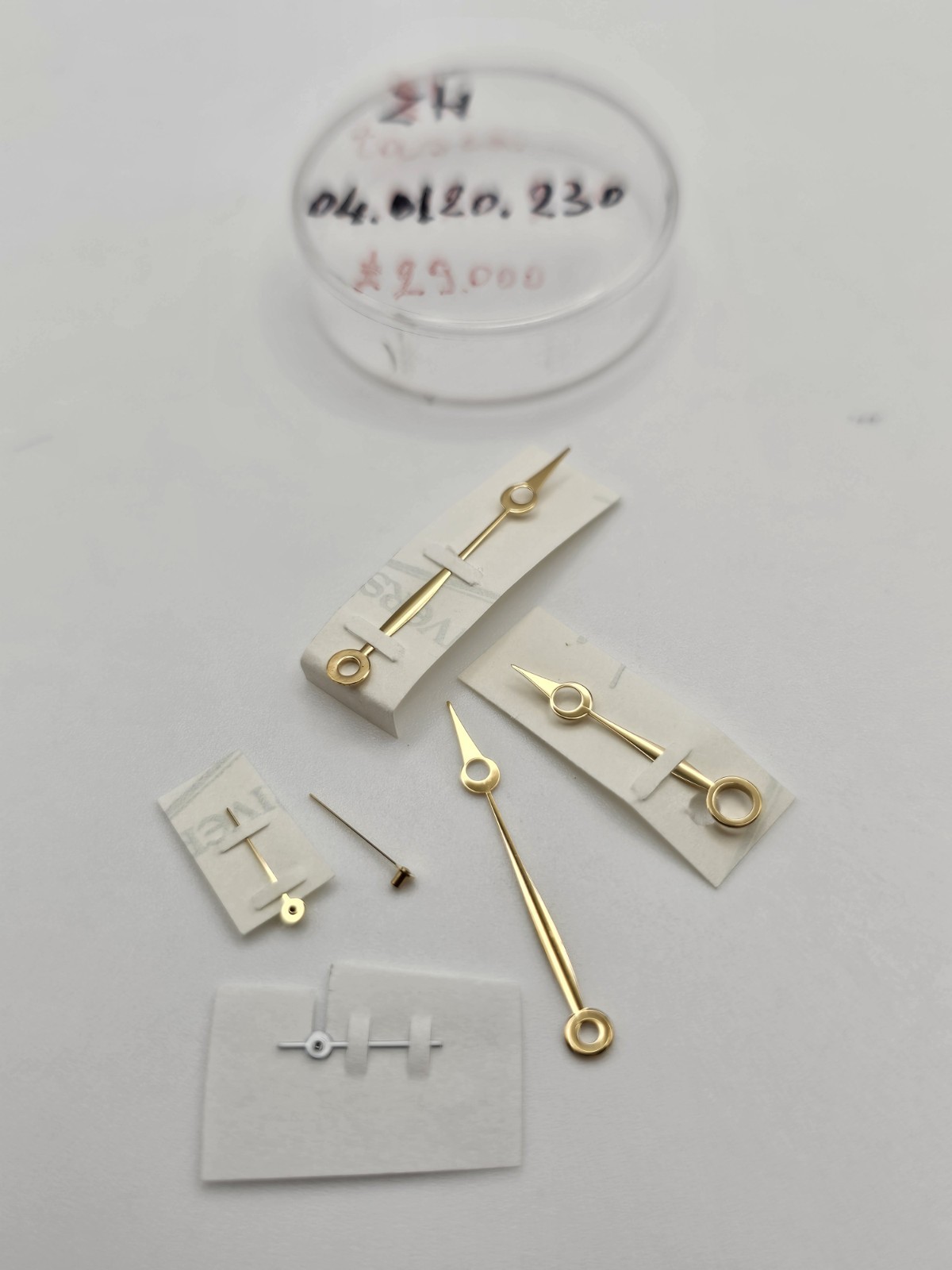 1x NOS Kit Zenith Pocket – Gold – Second Hand – Pocket Watch Balls 04.0120.230