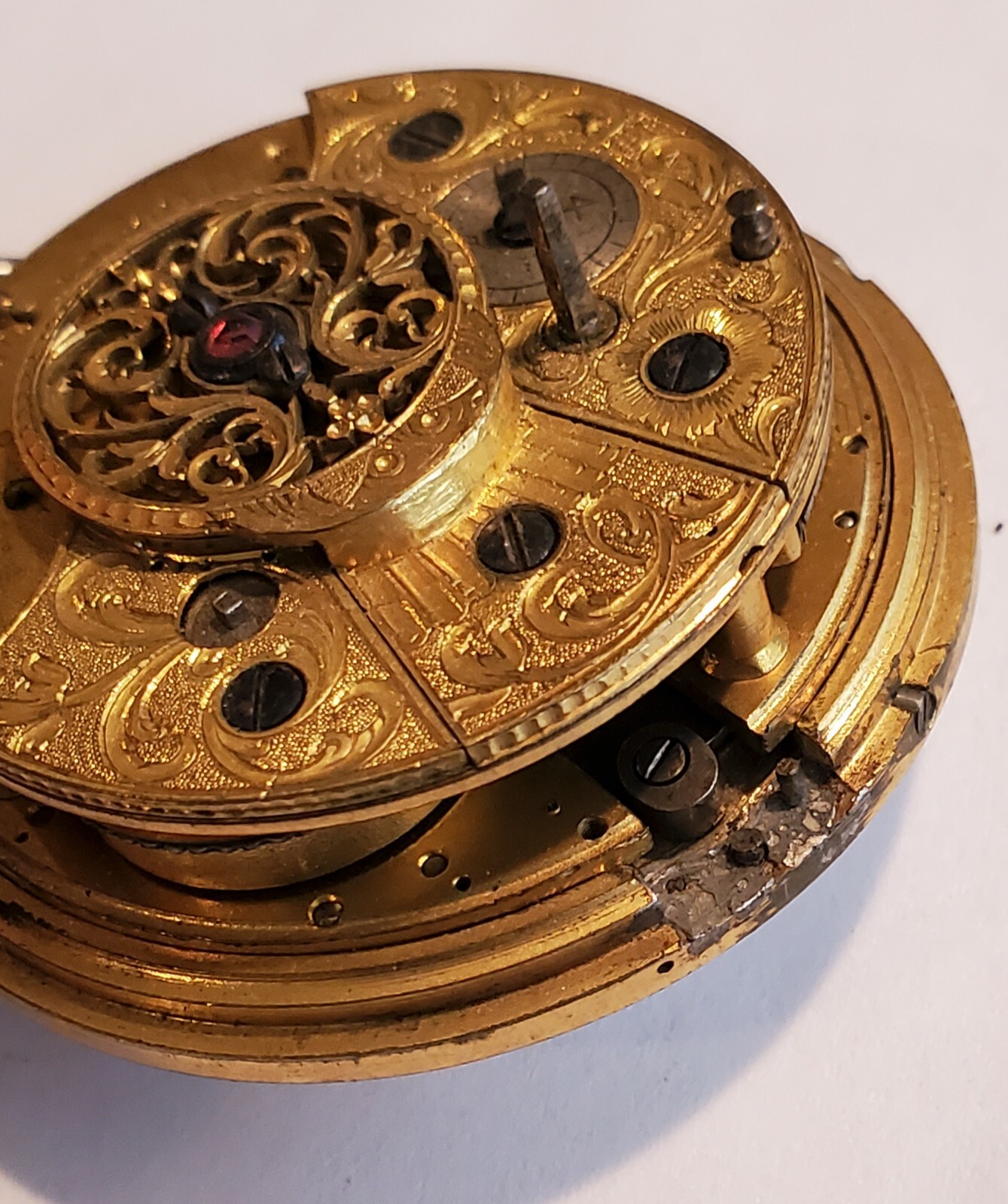 Antique 18th Century Eardley Norton London 44mm Verge Fusee Repeater Movement