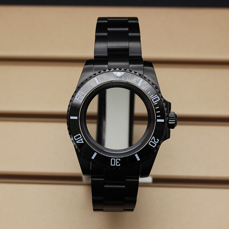 40mm Stainless Steel Men’s Watch Cases 20mm Strap Fit Nh34 Nh35 Nh36 38 Movement