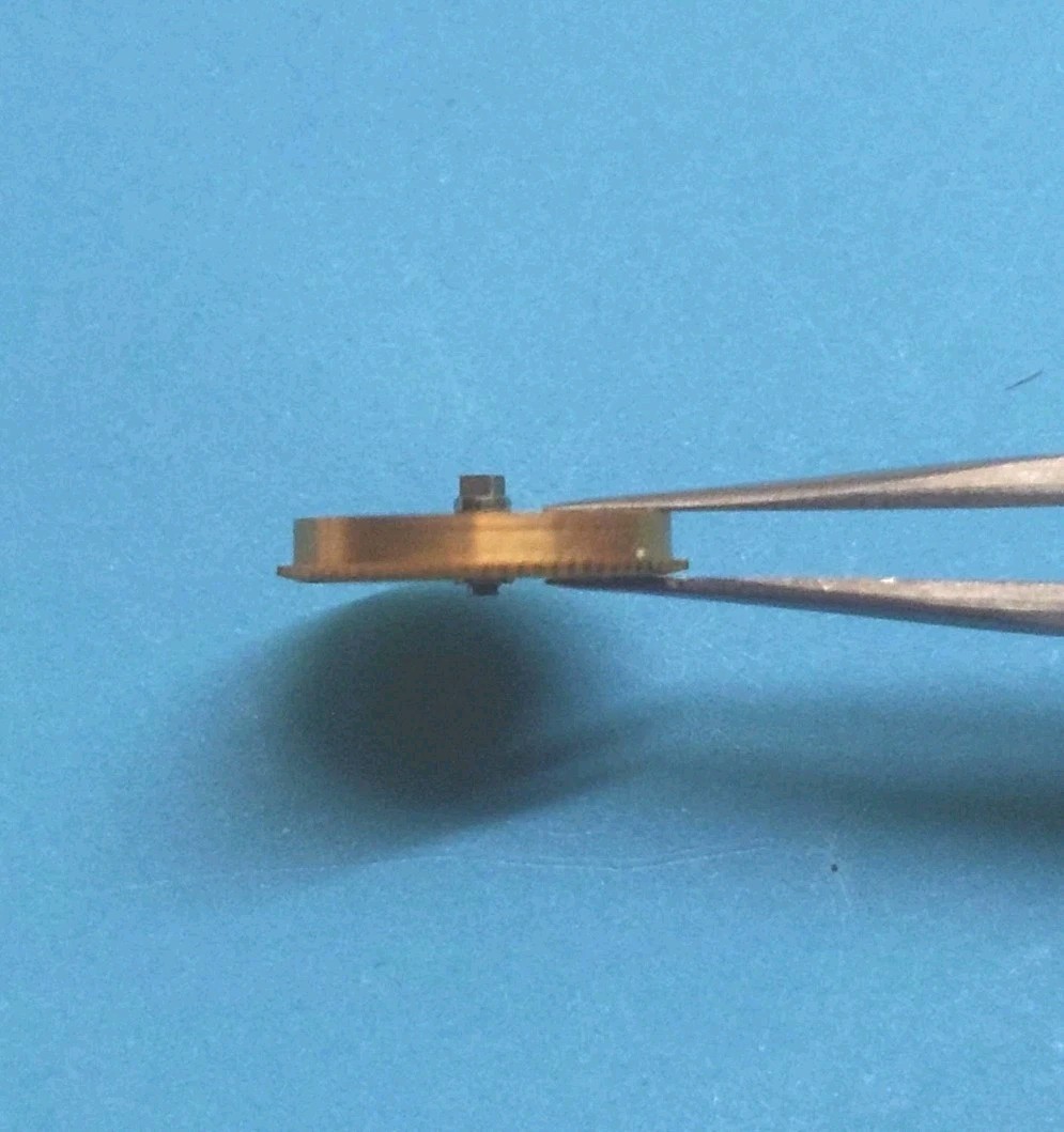 Movado Calibre #431 Winding Barrel & Bridge Complete W/Arbor & Intact MainSpring