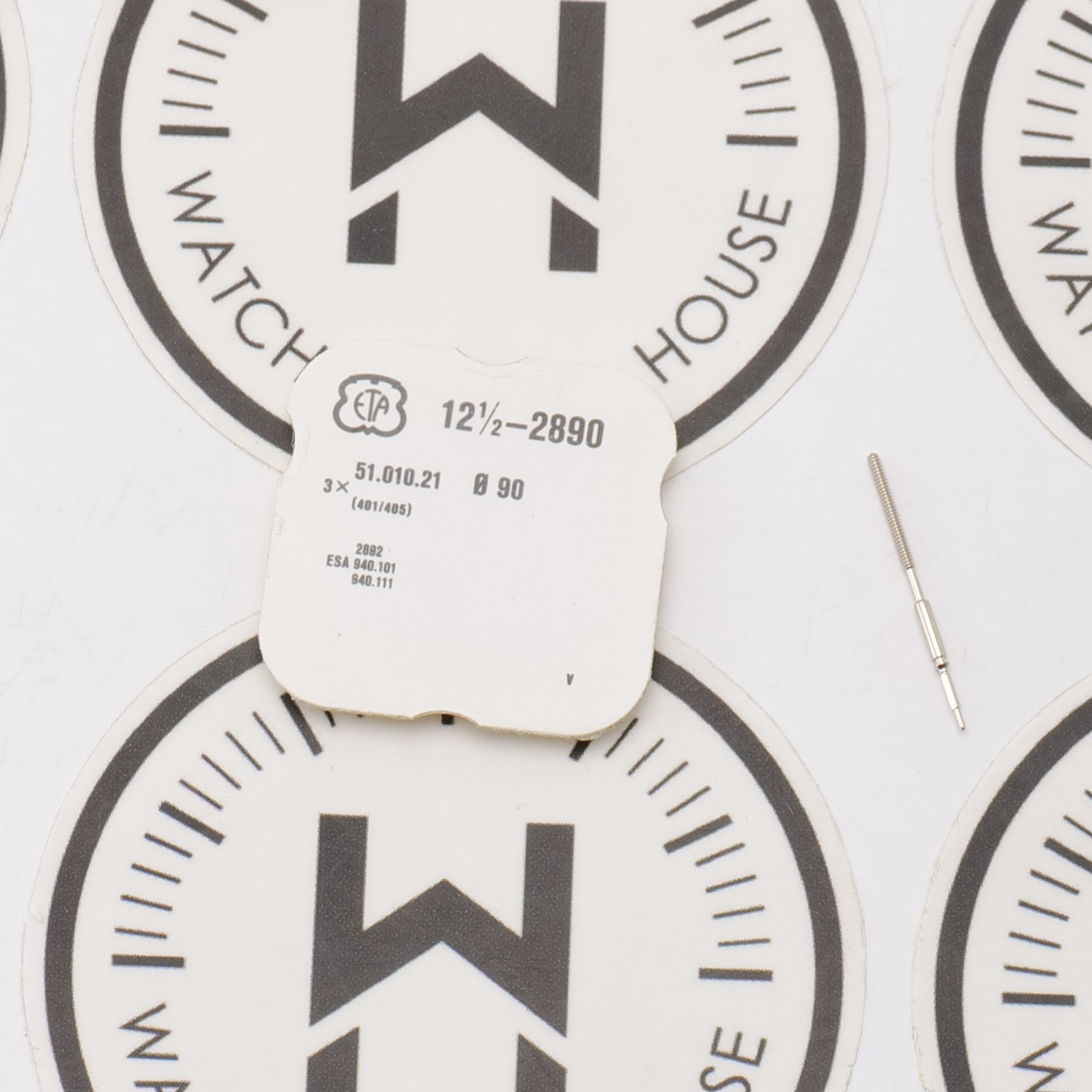 ETA 2890, 2892, 2890-2 Watch Winding Stem Part #401 New Old Stock (C7D22)