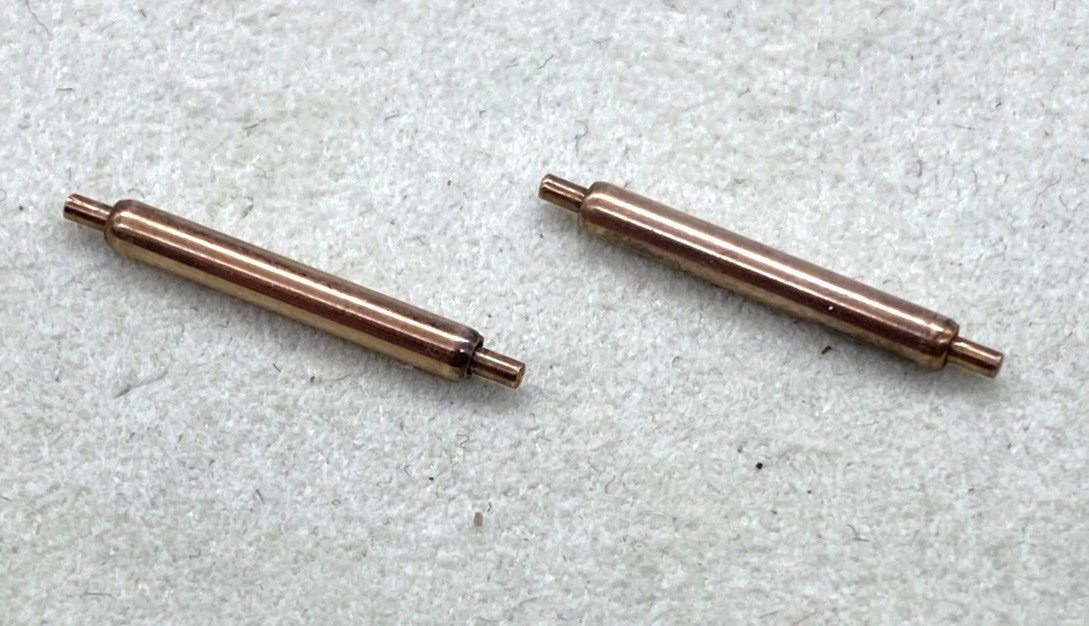 Rolex 18k Yellow Gold Datejust 13mm Spring Bar Watch Case Pins 6917 / 69178
