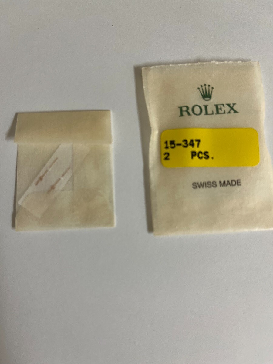 NOS GENUINE Rolex 2 Second Hands 15-347 Rose Gold model 179178 Pink Factory open