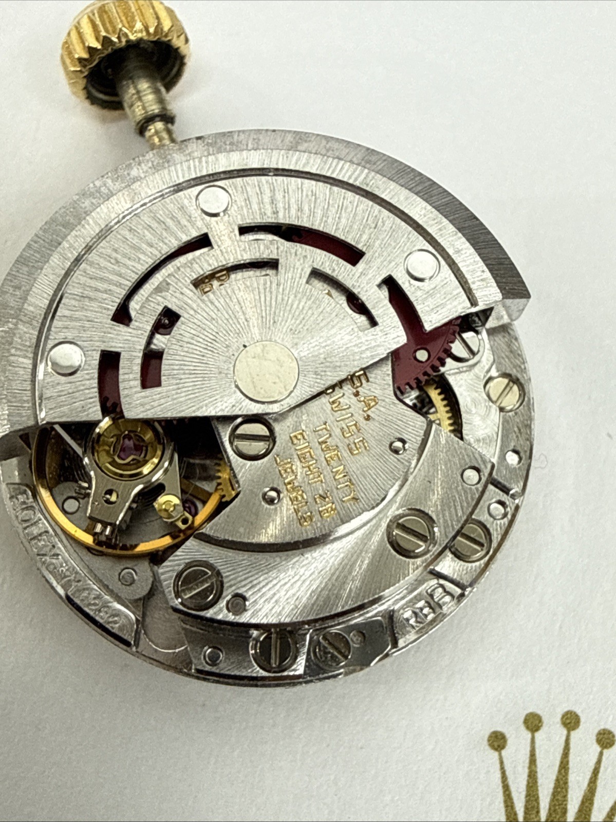 GENUINE Rolex 2030 Complete Movement With Dial, Hands And Crown Perfect Cond