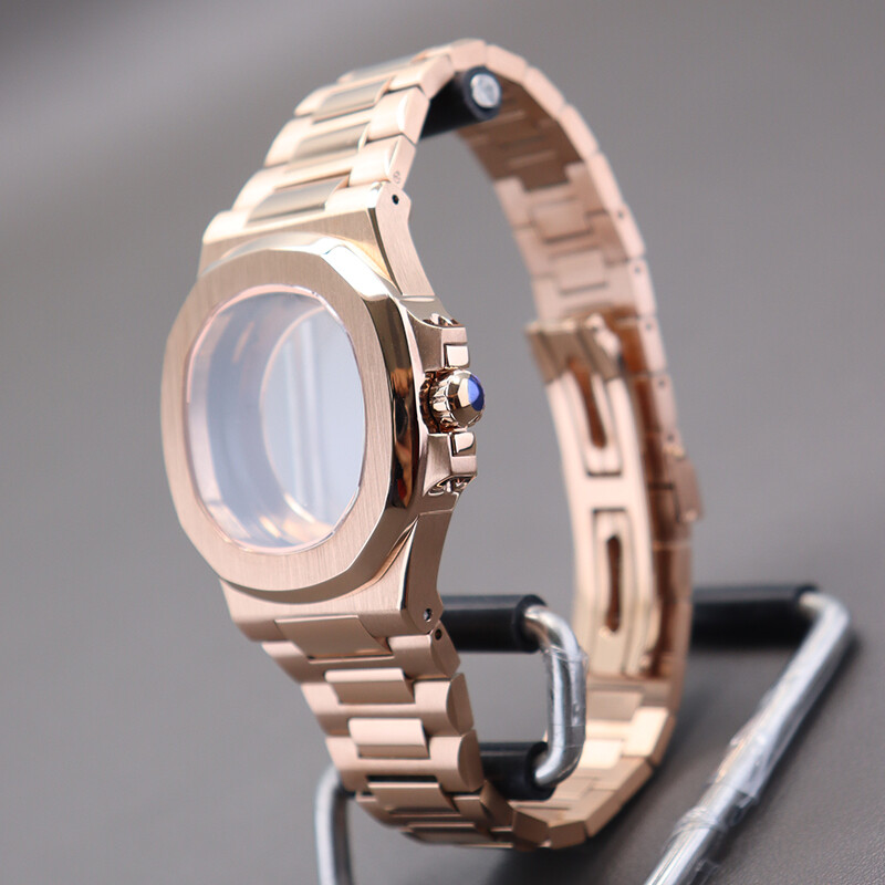 39.5mm Sterile Watch Case And Strap Stainless Steel For Seiko Nh35 Nh36 Movement