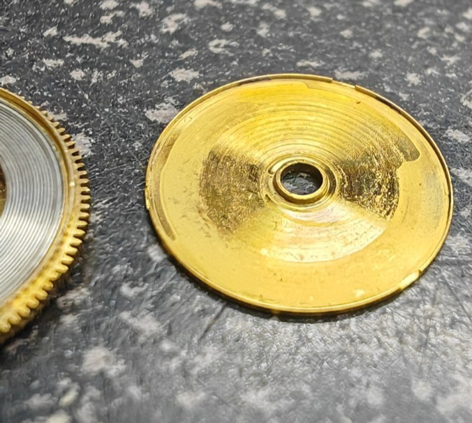 GENUINE Audemars Piguet barrel, mainspring for caliber 3120 damaged