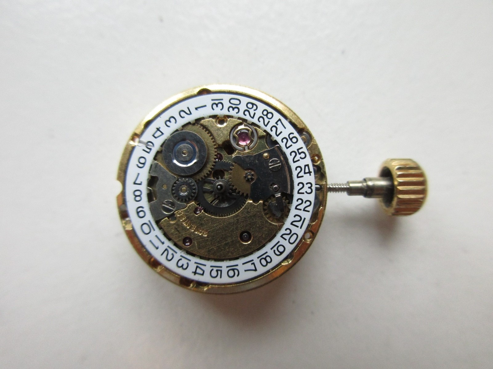 AR Enicar cal. 2775 Swiss automatic watch movement – date at 3 – running