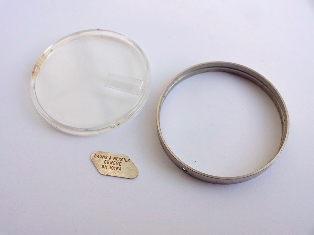 Baume & Mercier BM19164 Ring Crystal Tag ESA9164 F300Hz Tuning Fork (ref 575D)