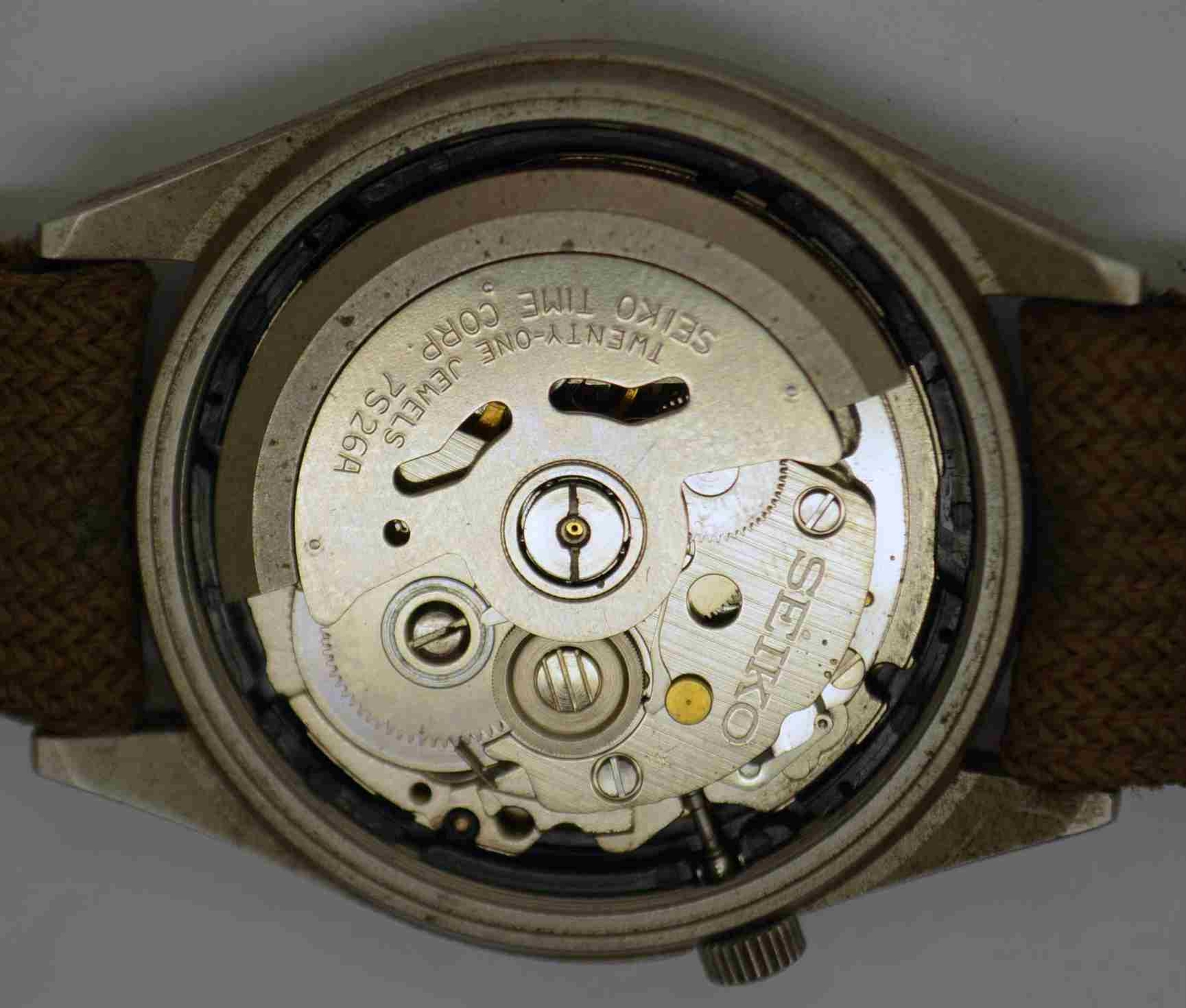 VTG SEIKO Military Style Steel Wristwatch. Ref: 7S26-00D0, Cal: 7S26S. For