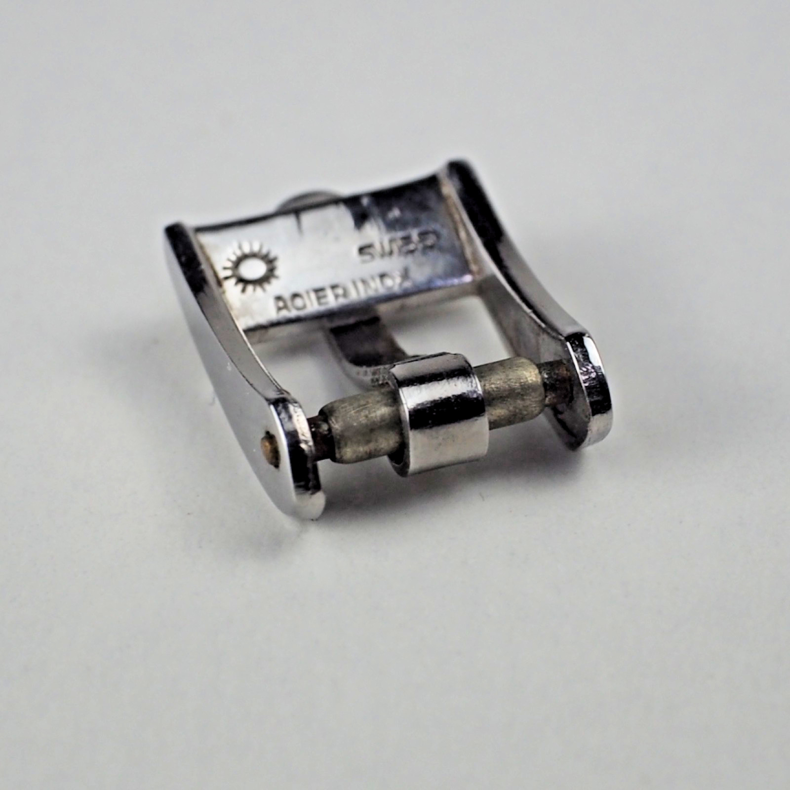 Vintage OMEGA 8mm Steel Buckle for Ladies Vintage Watch Strap – Genuine