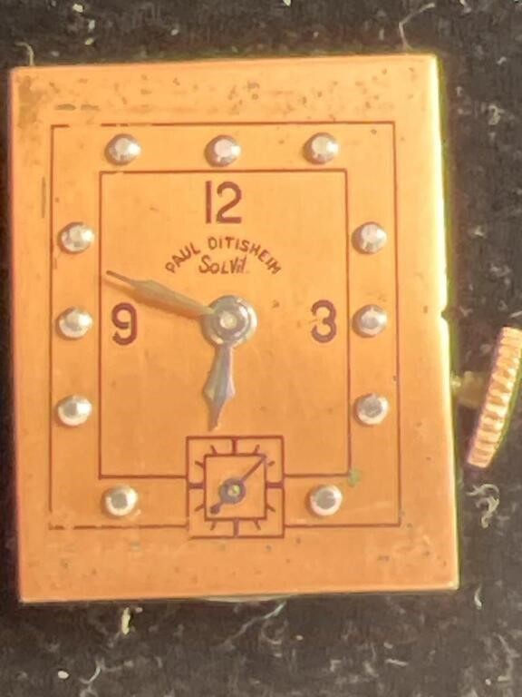 Solvil Paul Ditisheim Movement – Parts