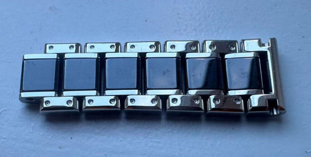 1x Tag Heuer Formula 1 Steel Ceramic 1/2 Bracelet Link BA0867 WAH1312 WAH1314
