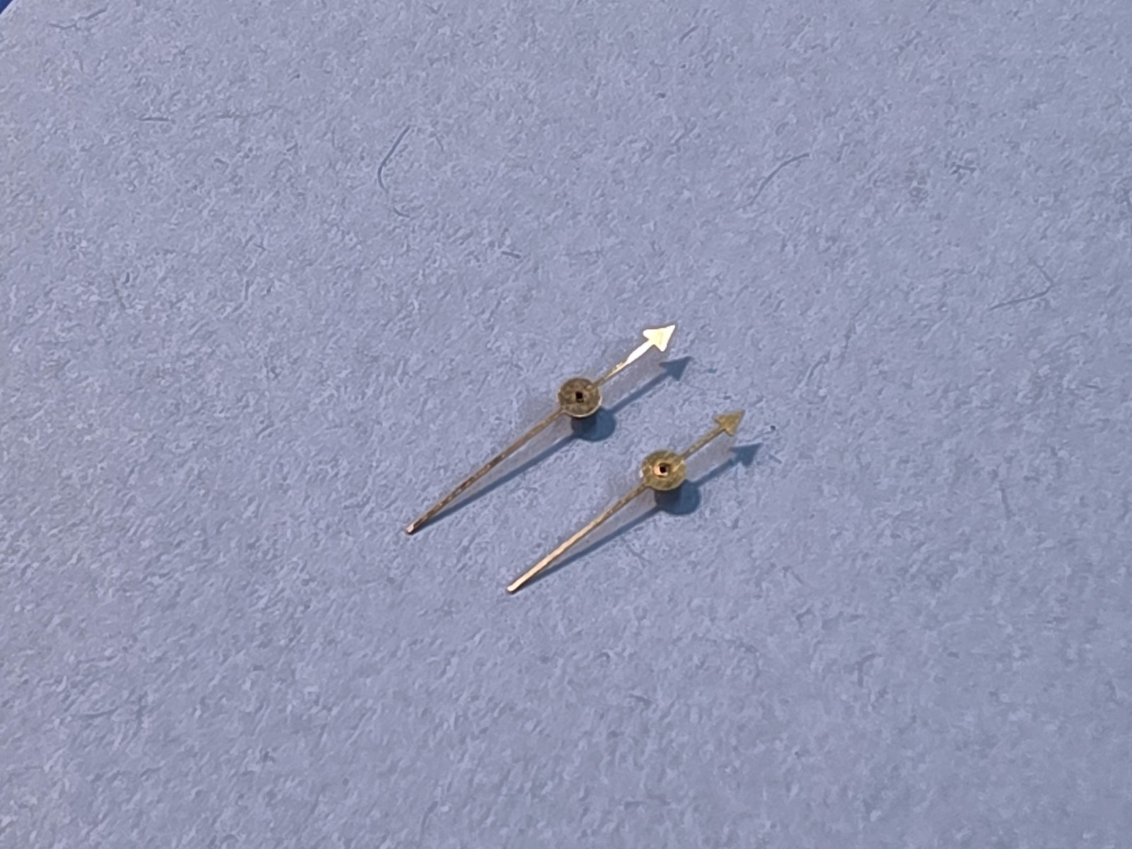 Lot Of 2 Vintage NOS Gilt Arrow End Second Hands Parts Spares Repairs