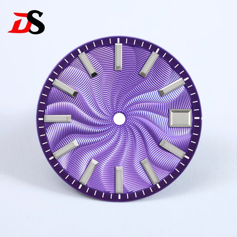 NH35 Dial 28.5mm Guilloche Dial Blue Lume NH38 No Date/3 O’clock/6 O’clock Date