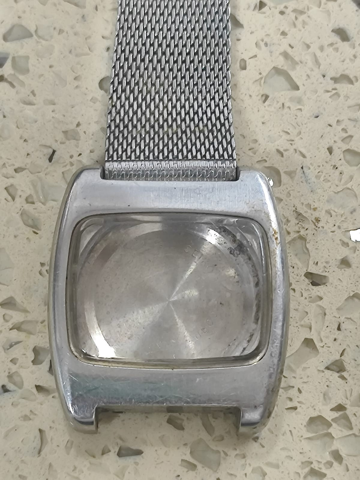 SEIKO DX AUTOMATIC 6106-5419 Parts CASE & Dial $ hands Steel USED