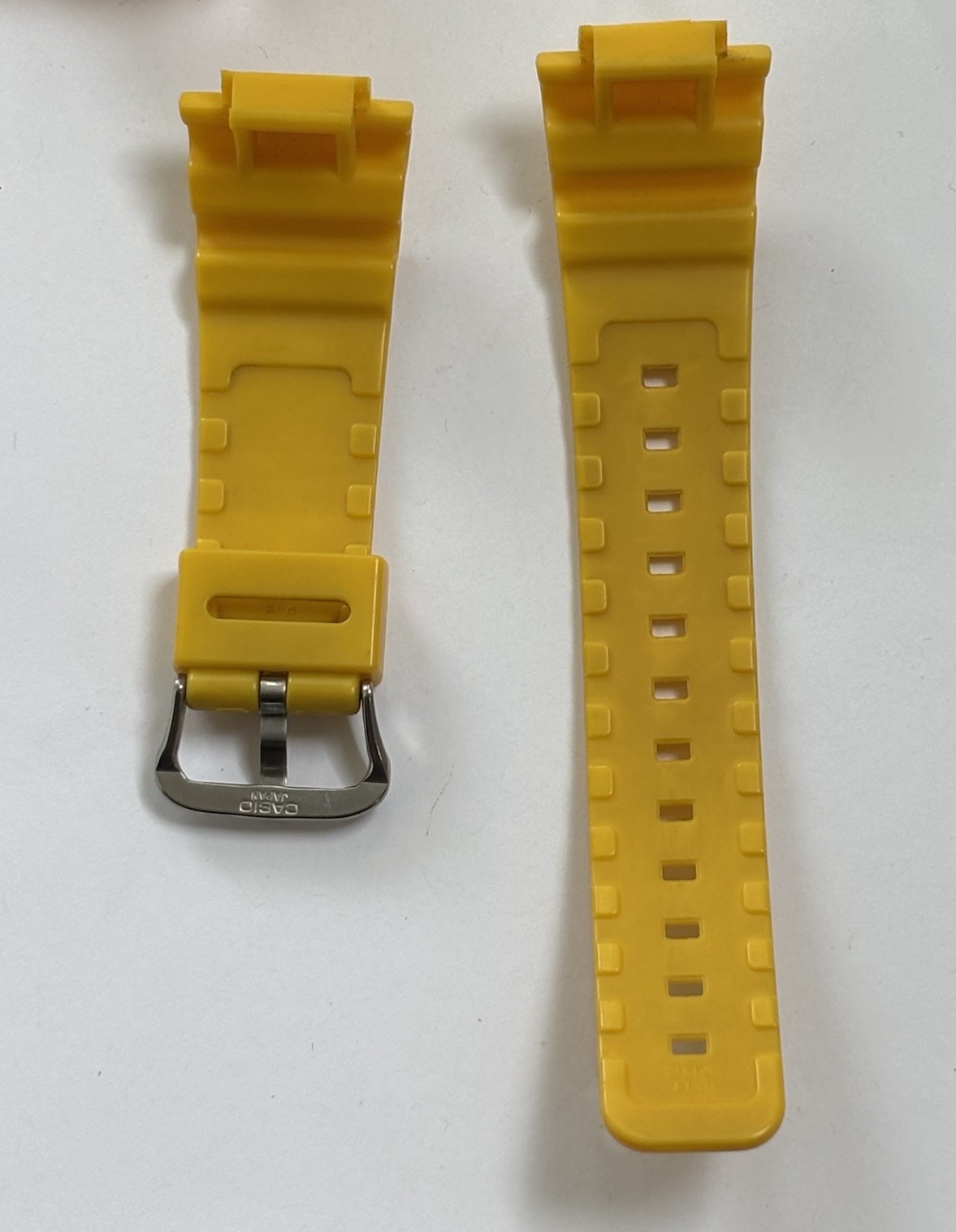 Genuine Casio Bezel Band & Metal Guard For DW6930 Fox Fire Watch Yellow Rare Vtg
