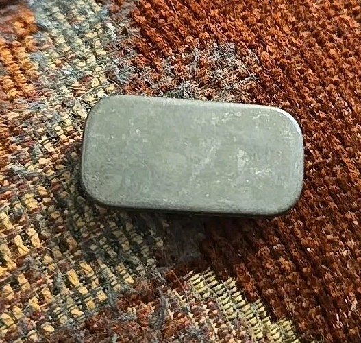 Tiny Antique Elgin Watch Material Tin