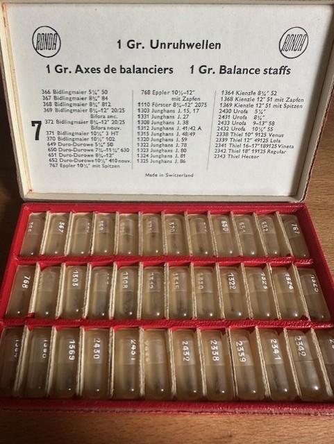 Roskopf-Pat. Balance Staff Pre 1980 movements