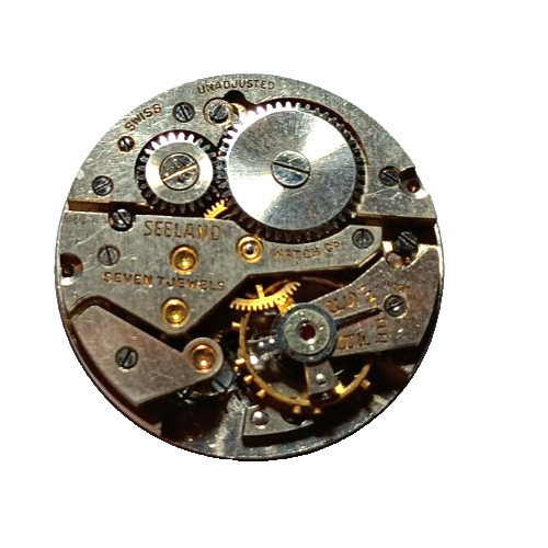 SEELAND Watch Movement Watchmaker watch parts “Good Balance” 7 Jewel MXH Swiss