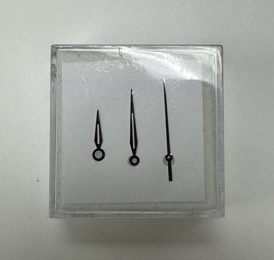 Replacement S/S Set Of Hands To Fit Rolex 6105, 6155 Bubble Back Watch Cal. A296